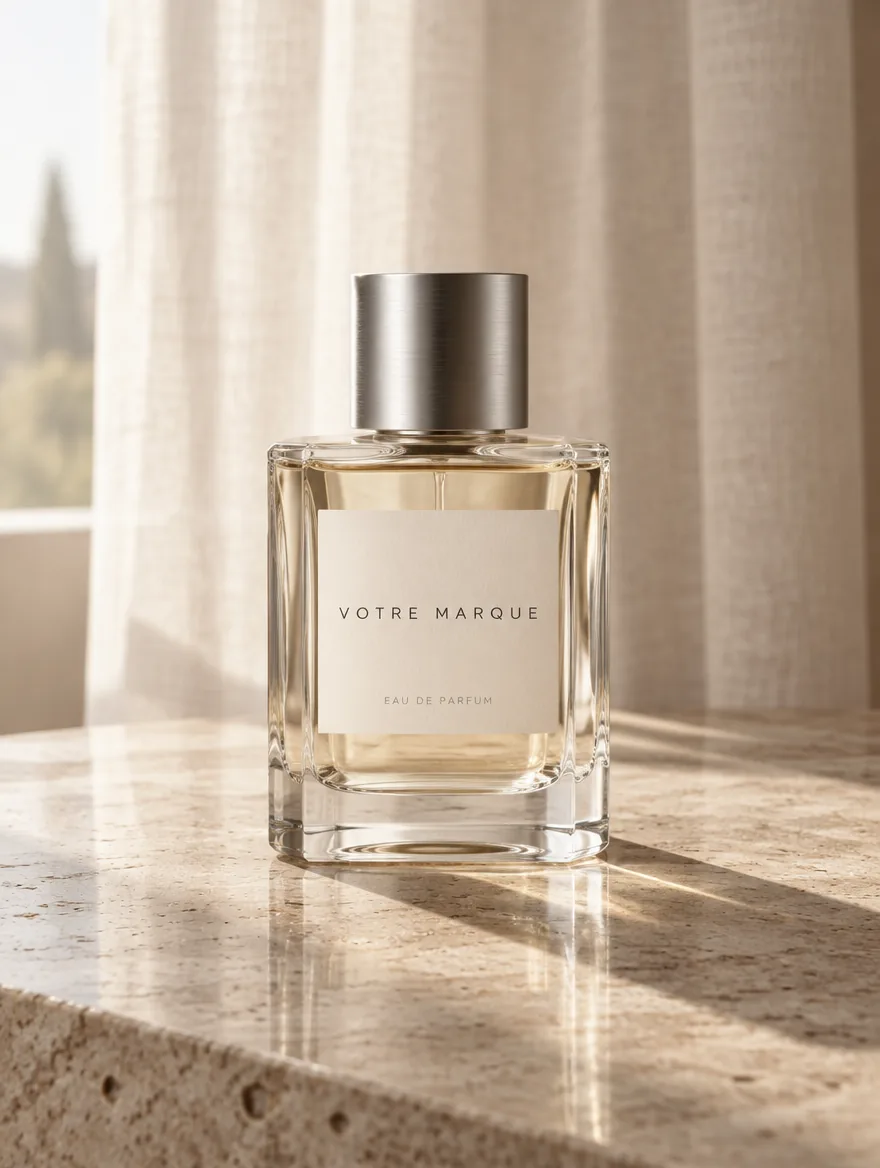 Visuel publicitaire concept — parfum